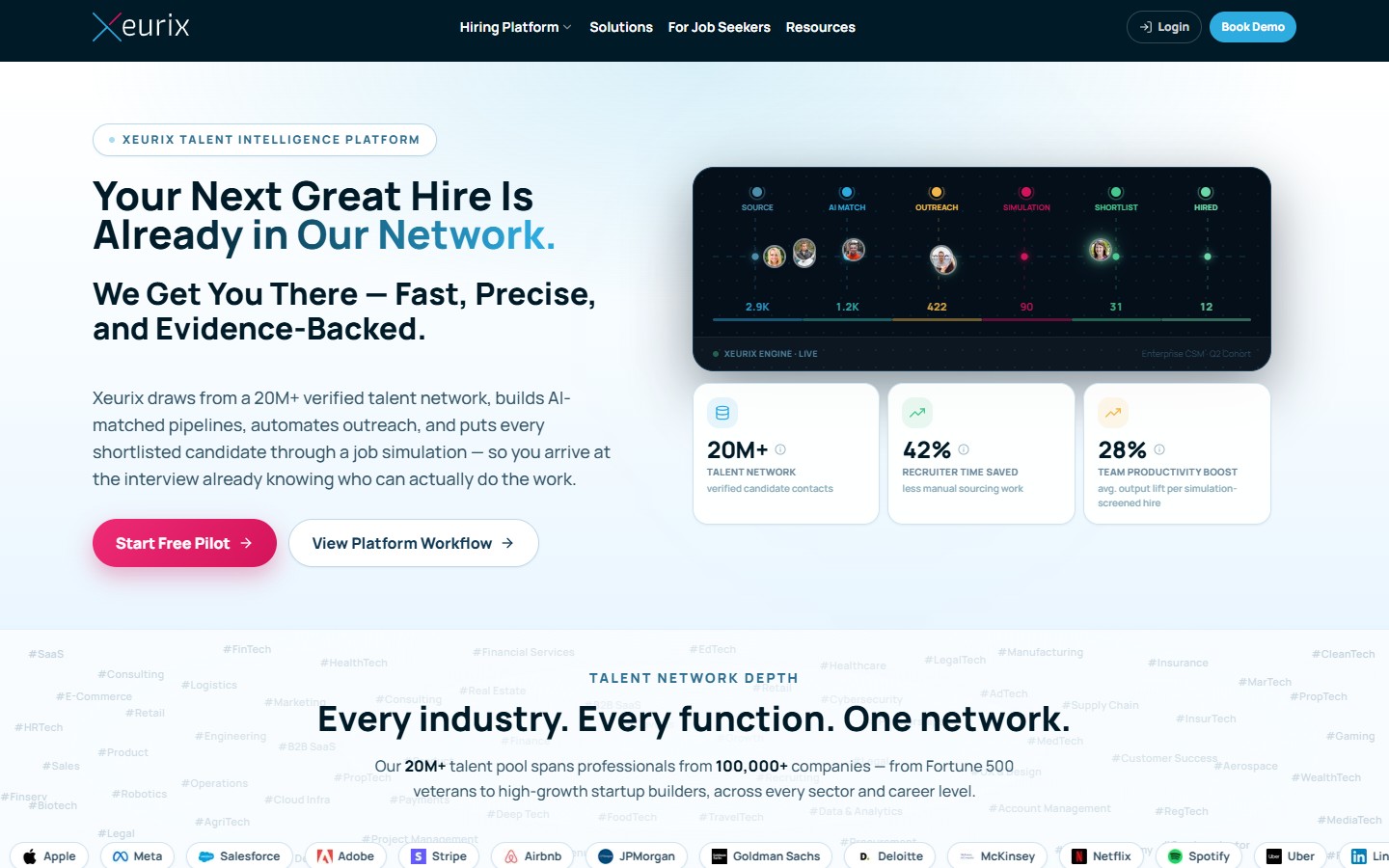 Xeurix Website Screenshot